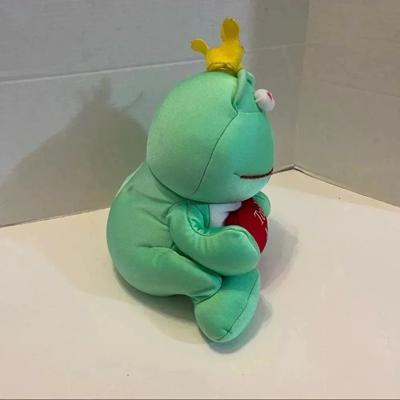 Moshi Green Frog Prince Toadily Yours Microbead Squishy Plush Stuffed Animal - Picture 7 of 10